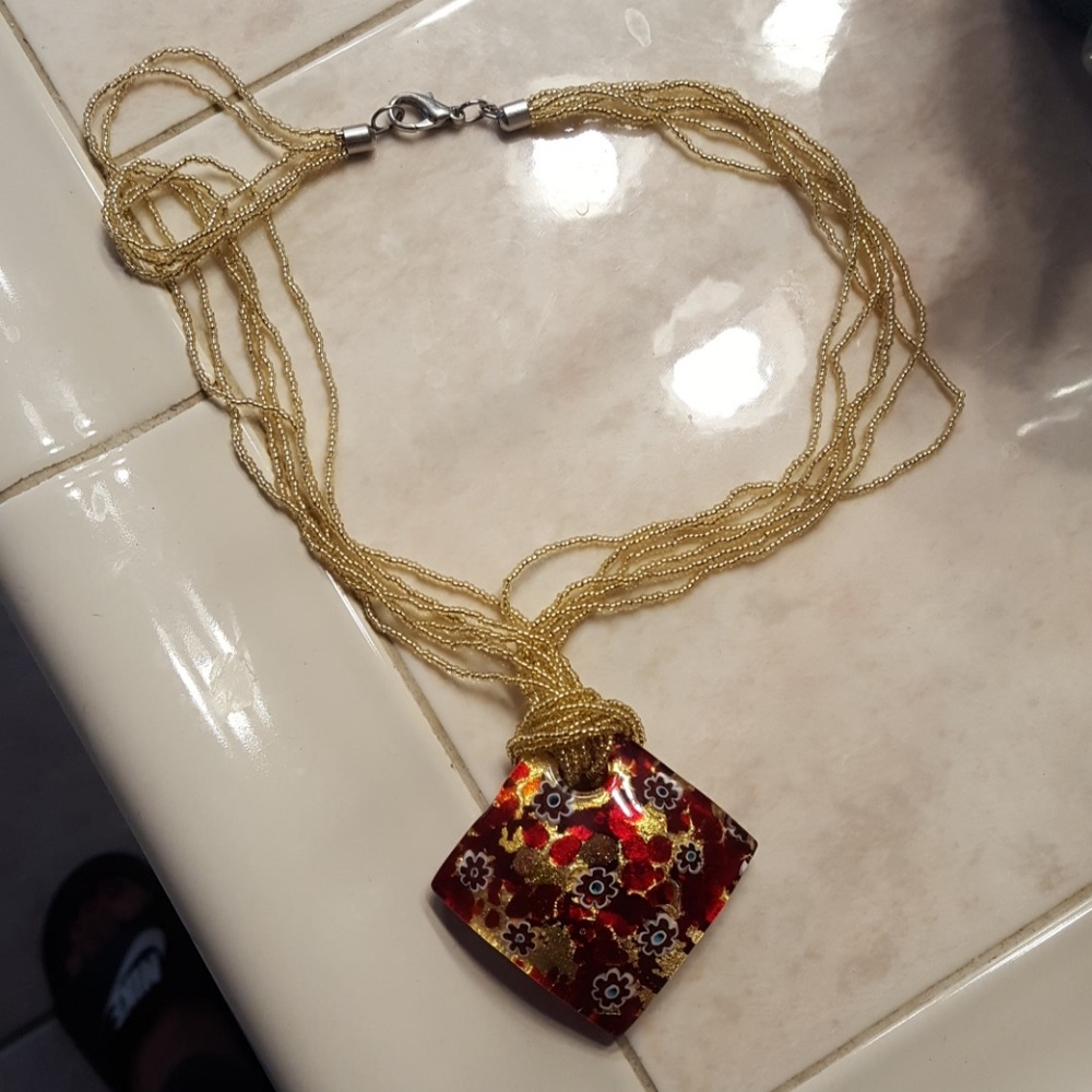 Murano glass necklace